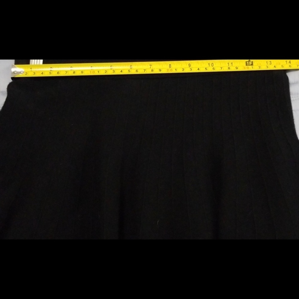 Philosophy Black Knit Skater Skirt - Picture 6 of 8